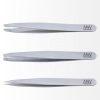 Stainless Steel Precision Slanted, Straight & Pointed Tip Eyebrow Tweezers