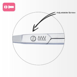 Precision Nail Scissor Adjustable Screw Type