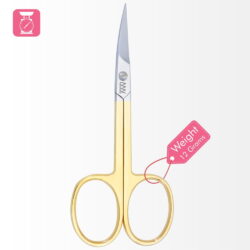 Stainless Steel Precision Cuticle Scissor Gold Plated