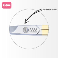 Stainless Steel Precision Cuticle Scissor Gold Plated