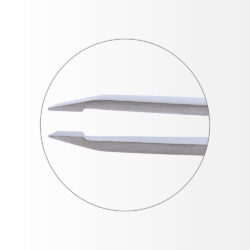 Stainless Steel Precision Straight Tip Eyebrow Tweezer