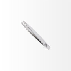 Stainless Steel Precision Mini Slant Eyebrow Tweezer
