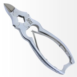 Stainless Steel Heavy Duty Cantilever Nail Cutter Nipper Clipper Double Spring Diamond Pattern Handle For Extra Control & Comfortable Gripping With Lock