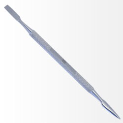 Stainless Steel Dual Head Flat & Arrow Point Cuticle Pusher And Nail Cleaner
