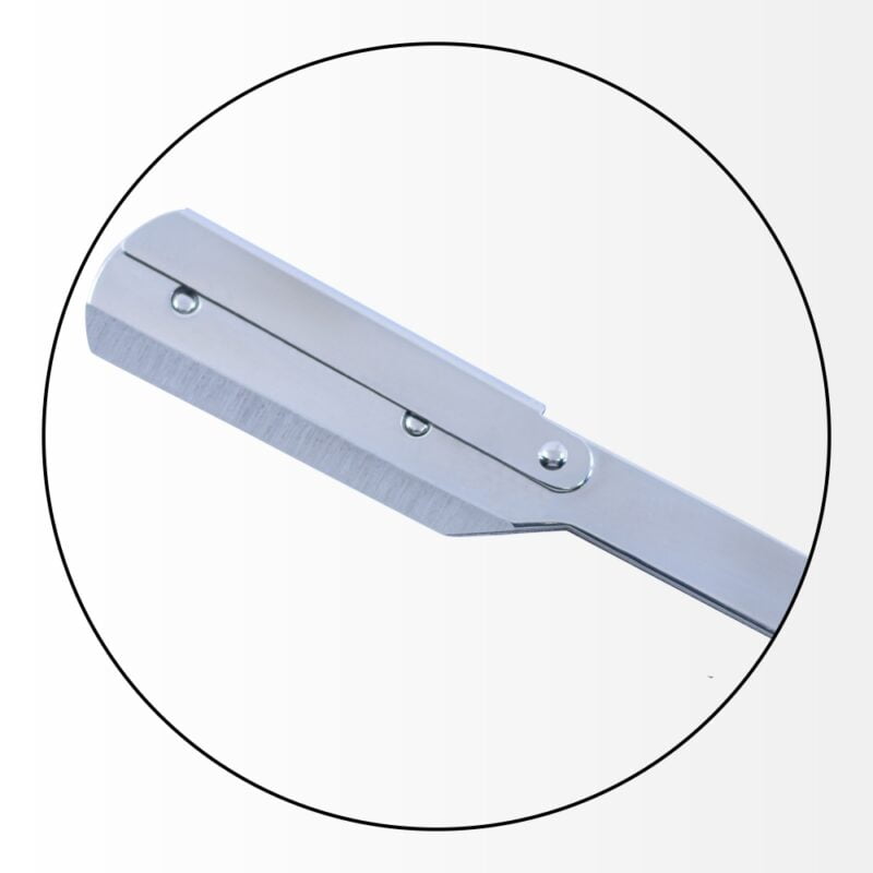 Professional Folding Barber Straight Edge Shaving Razor Powder Coated